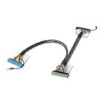 Round Ultra 133 Cable, 3 Conn, 24in - Manhattan