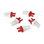 Ez-RJ45 CAT6 Strain Reliefs 50 Pack Red 100030R - Platinum Tools