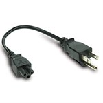 1ft. Notebook / Laptop C5 Power Cable, 3 Prong - Universal