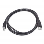 6ft. USB 2.0 Type A Male To Type B Male USB Cable, Black ZT1310980 - Ziotek