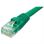 10ft CAT5e Network Patch Cable W/ Boot, Green ZT1195331 - Ziotek