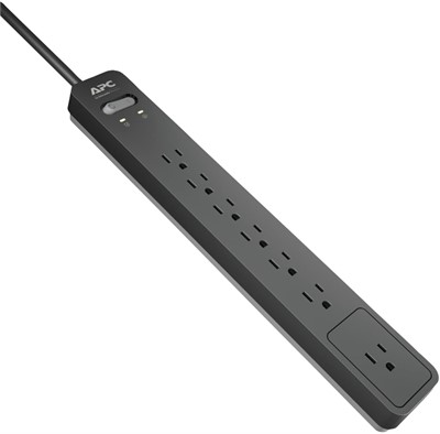 SurgeArrest PE76, 7 Outlets, 6 Foot Cord, 120V - APC