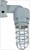 LED Explosion Vapor Proof Light UL844 Certified 30W 4200LM (120W HPS Eqv.), Class I Division II Hazardous Locations Industry Luminaires AC100-277V IP66 Waterproof, O Series