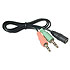 2.5mm Mobile Headset To PC Converter HDSET-CONVERTER