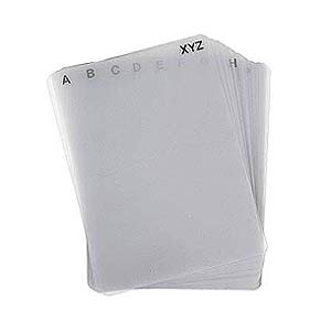 CD Pro Alphabet Dividers 24DIVDJ RL - DiscSox