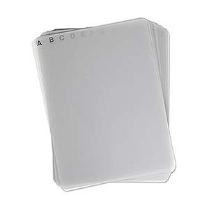 DVD Pro Alphabet Dividers 24DIVDP - DiscSox