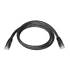 CAT6 Mesh Wrapped Patch Cable, 3ft, Black