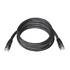 CAT6 Mesh Wrapped Patch Cable, 14ft, Black