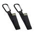 9in. Carabiner Cable Carrier 2 Pack Black J-B9-C02