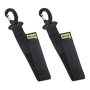 Nylon Snap Hook 9in. 2 Pack Black J-09-002 - Rip Tie