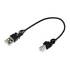 3d Am/bm USB 2.0 Cable, 20cm, Black