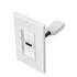HDMI Single Port Wall Plate With Short Cable White HH-PL1