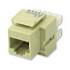 CAT5E 8P8C (RJ-45) Keystone Panel Jack, Beige