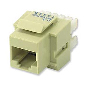 CAT5E 8P8C (RJ-45) Keystone Panel Jack, Beige - Universal