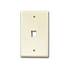 1 Hole Keystone Faceplate, Beige ZT1800250