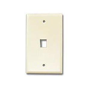 1 Hole Keystone Faceplate, Beige ZT1800250 - Ziotek