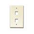 2 Hole Keystone Faceplate, Beige ZT1800260