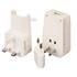 Universal 3-in-1 Power Converter Adapter With USB Charger 02042