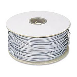 1000ft. Telephone RJ11 (RJ12) 6-Wire Bulk Cable, Silver Satin ZT1800490 - Ziotek