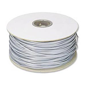 1000ft. Telephone RJ11 (RJ12) 6-Wire Bulk Cable, Silver Satin ZT1800490 - Ziotek