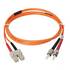 10ft. Fiber Optic ST / SC Multimode Duplex Cable