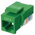 CAT6 Network (RJ45) Keystone Jack, Tool-Free, Green ZT1800323