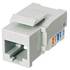 CAT6 Network (RJ45) Keystone Jack, Tool-Free, White ZT1800326
