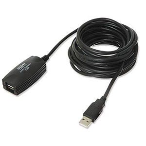 16ft. USB 2.0 Type A (Active) Extension USB Cable - Universal