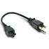 1ft. Notebook / Laptop C5 Power Cable, 3 Prong