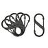 S-biner Clips Size #3 Black 6 Pack SB3-03-01