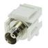 BNC Keystone Coupler, White