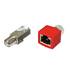 Snap-in Coax Male To Female Combo Kit Red XRJAX 7101-R