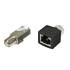 Snap-in Coax Male To Female Combo Kit Black XRJAX 7101-BLK