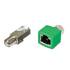 Snap-in Coax Male To Female Combo Kit Green XRJAX 7101-G