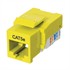 RJ45 Cat5 / 5eKeystone Jack, Tool Free, Yellow ZT1800317