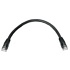 CAT6 Mesh Wrapped Patch Cable, 1ft, Black