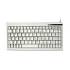 Mini PS2 Keyboard With Full Sized Keys, Ivory ACK-595