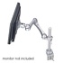 LCD Articulated Arm W/ Desk Clamp, Holds Up To 17.6lbs ZT1110269