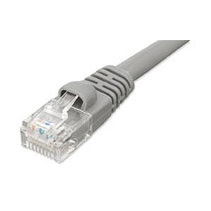 1ft CAT5e Network Patch Cable W/ Boot, Gray ZT1195131 - Ziotek