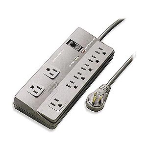 8 Outlet Pro Surge With Rotating Plug, 6ft, Gray ZT1120175 - Ziotek