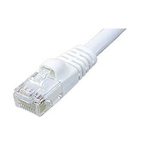 1ft CAT5e Network Patch Cable W/ Boot, White ZT1195132 - Ziotek