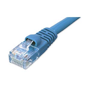 14ft CAT5e Network Patch Cable W/ Boot, Blue ZT1195180 - Ziotek