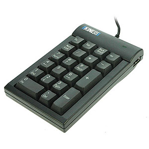 Low-Force Numeric Keypad AC210USB-BLK - Kinesis