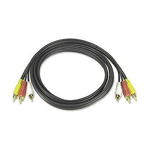 6ft. RCA Composite Audio / Video Patch Cable ZT1283350 - Ziotek