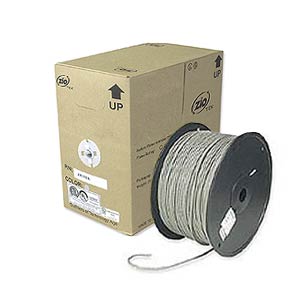 1000ft. CAT5e Solid Core Bulk Cable, Gray ZT1205345 - Ziotek