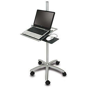 Aluminum Mobile Notebook Workstation Cart ZT1110389 - Ziotek
