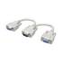 VGA Y HD15 Male To (2) HD15 Female Cable ZT1212450