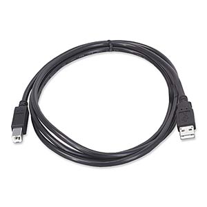 6ft. USB 2.0 Type A Male To Type B Male USB Cable, Black ZT1310980 - Ziotek