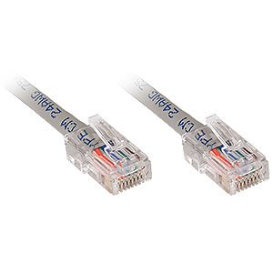 1ft CAT5e UTP Network Patch Cable, Gray - Universal