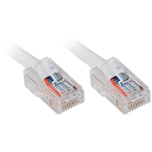 10ft. CAT5e UTP Patch Cable, White - Universal